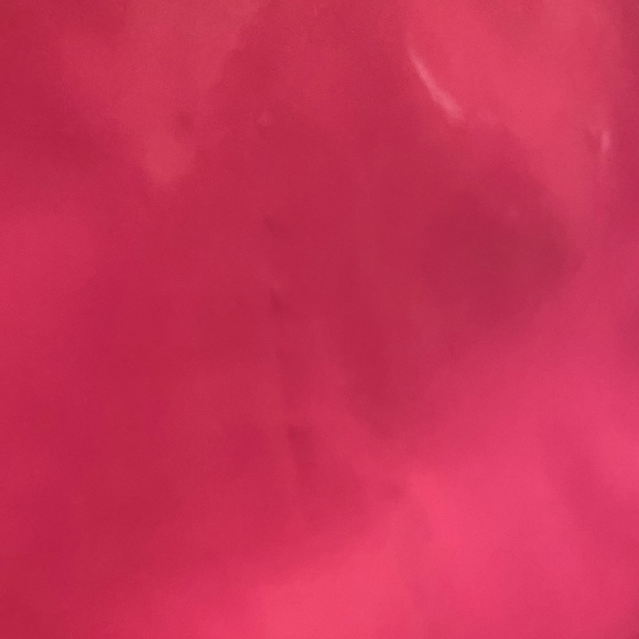 ASOS Unique21 Faux Fur Trim Vinyl Coat in Fuchsia, Size 12 - Picture 13 of 13